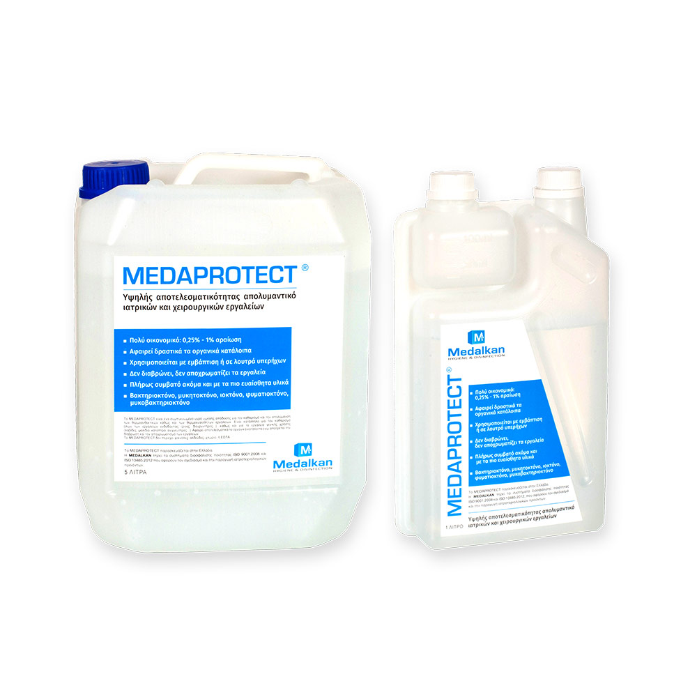 MEDAPROTECT - High efficiency disinfectant for medical and surgical instruments MEDAPROTECT - Disinfectant for medical and surgical instruments