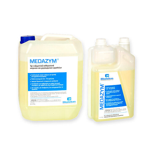 MEDAZYM - Tri-enzymatic detergent for surgical and medical instruments MEDAZYM - Tri-enzymatic cleaner for surgical and medical instruments