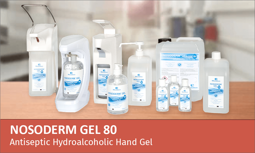 NOSODERM GEL 80 - Antiseptic hydroalcoholic hand gel