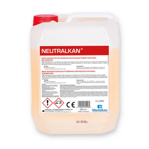 NEUTRALKAN - Acidic neutralising agent for the automated reprocessing of surgical instruments and equipment